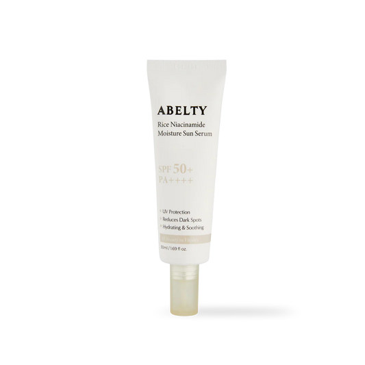 ABELTY Rice Niacin Moisture Sun Serum SPF50+ PA++++ - Protezione solare riso e niacinamide