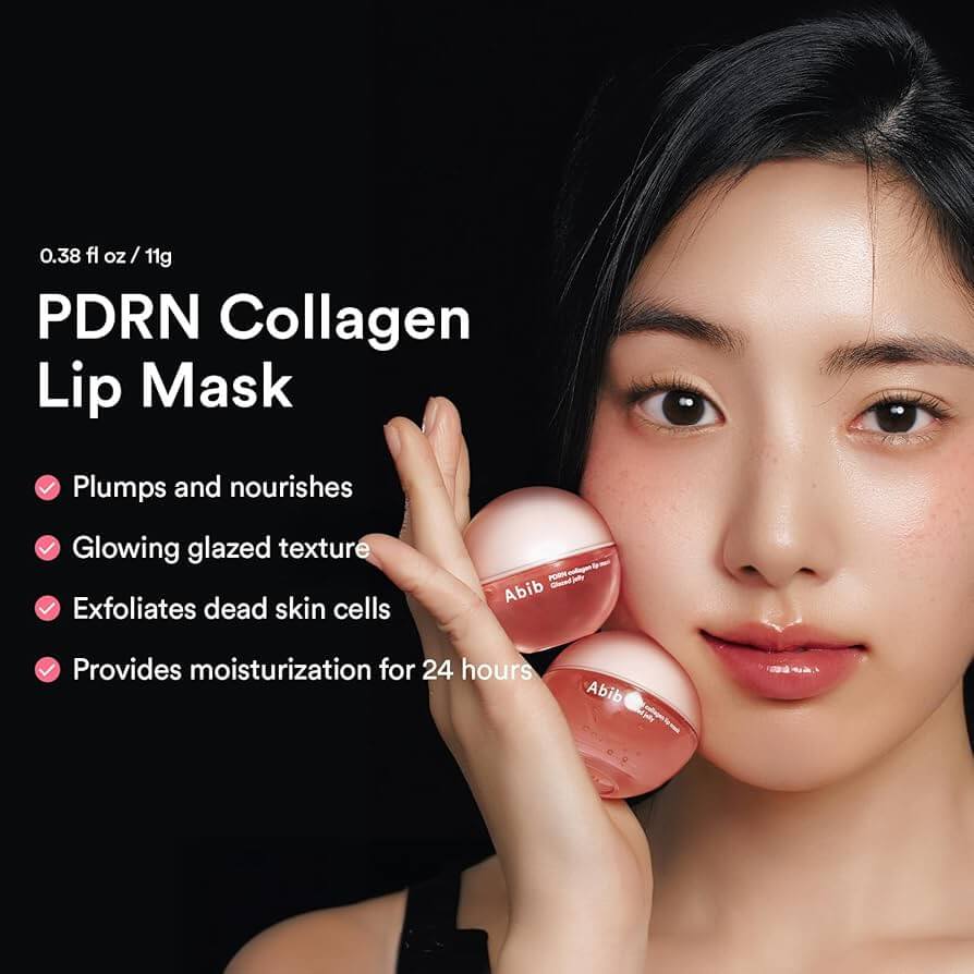 ABIB PDRN Collagen Lip Mask Glazed Jelly 11g - Maschera labbra coreana idratante