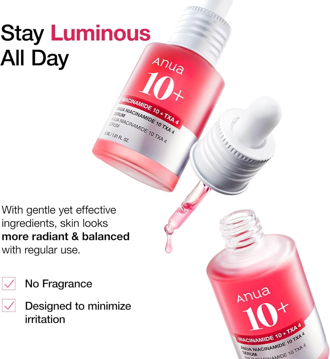 ANUA Niacinamide 10% + TXA Serum - Siero per schiarire macchie e discromie