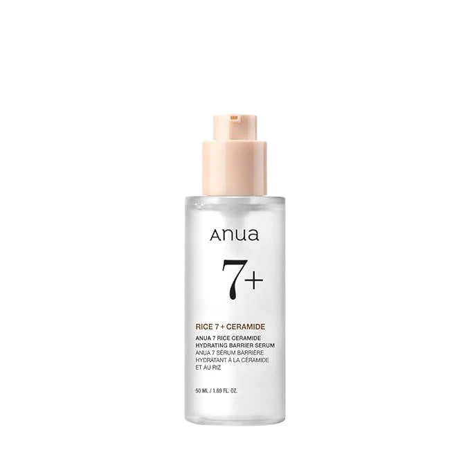 ANUA Rice 7 Ceramide Hydrating Barrier Serum 50ml - Siero viso idratante Riso e Ceramidi