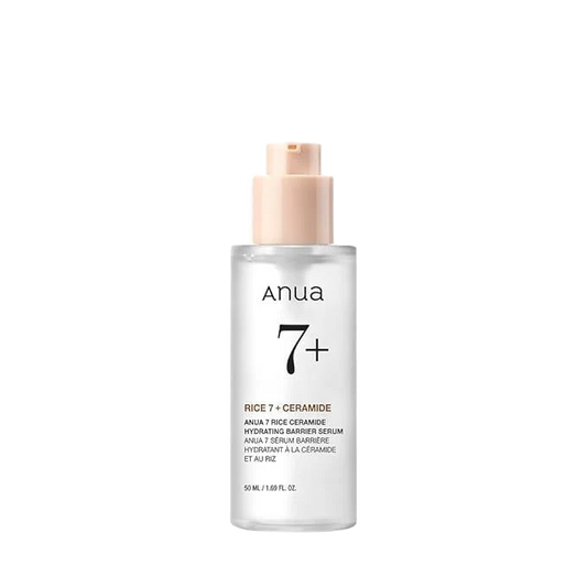 ANUA Rice 7 Ceramide Hydrating Barrier Serum 50ml - Siero viso idratante Riso e Ceramidi