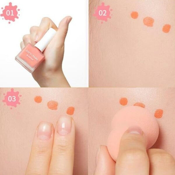 A PIEU Juicy-Pang Water Blusher BE01 9g - Blush liquido coreano