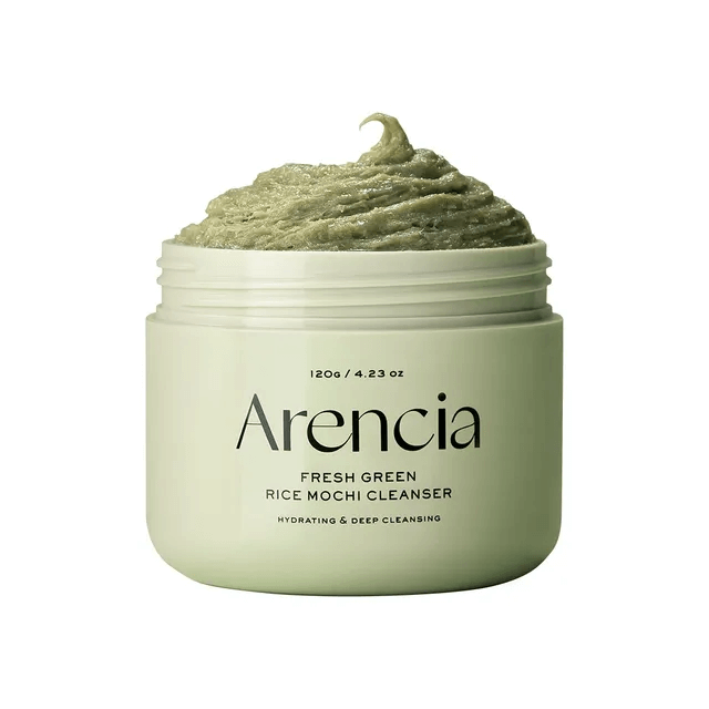 ARENCIA Fresh Green Rice Mochi Cleanser 120g - Detergente viso effetto mochi