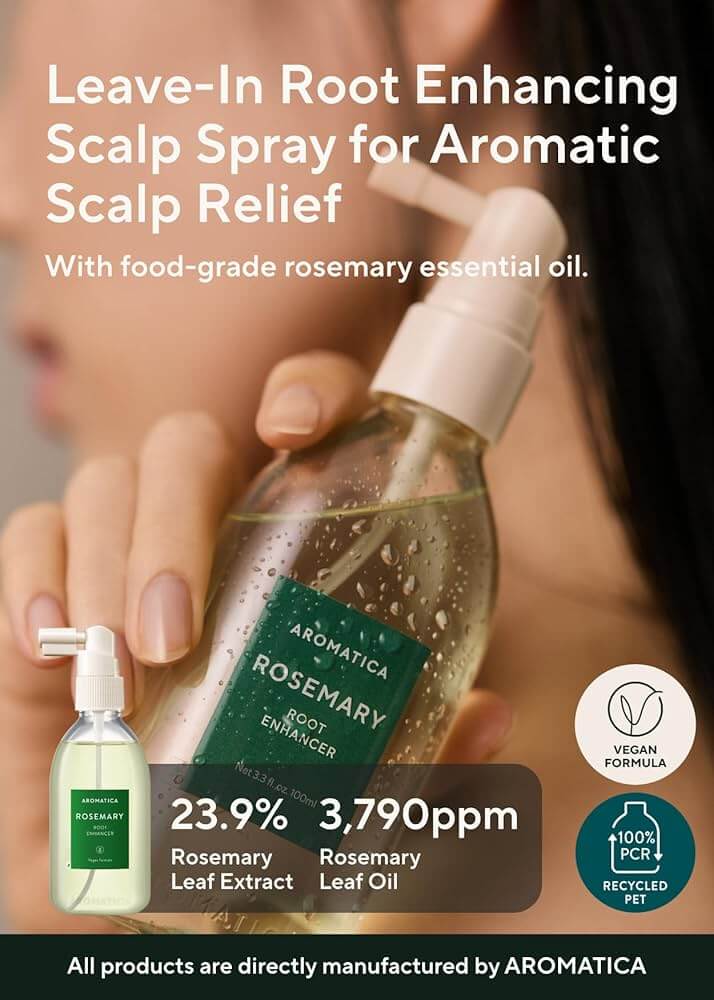 AROMATICA Rosemary Root Enhancer 100ml - Spray cute per favorire la crescita