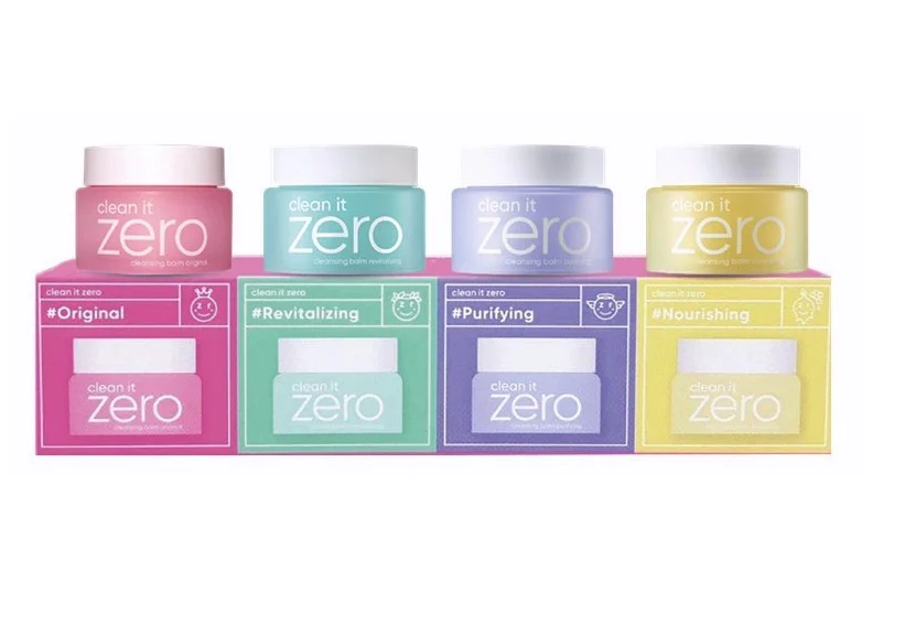 BANILA CO Clean it Zero Cleansing Balm Original Miniature Set 4pcs 28ml - Set balm struccanti 4 tipologie