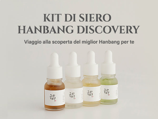 BEAUTY OF JOSEON  Hanbang Serum Discovery Kit 4 pz da 10ml - Travel set 4 sieri