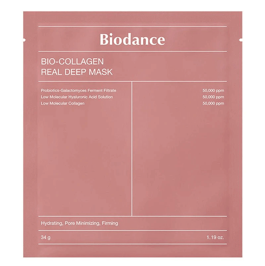 BIODANCE Bio Collagen Real Deep Mask Sheet 34g - maschera viso in idrogel al collagene