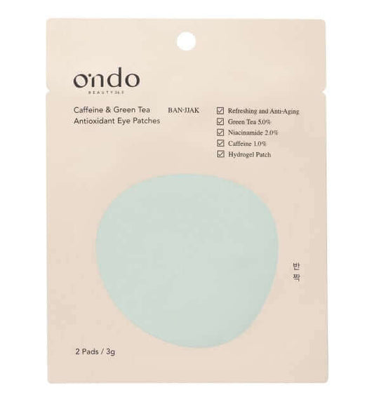 ONDO BEAUTY 36.5 Caffeine & Green Tea Antioxidant Eye Patch - 1 Paio - HomeSkin