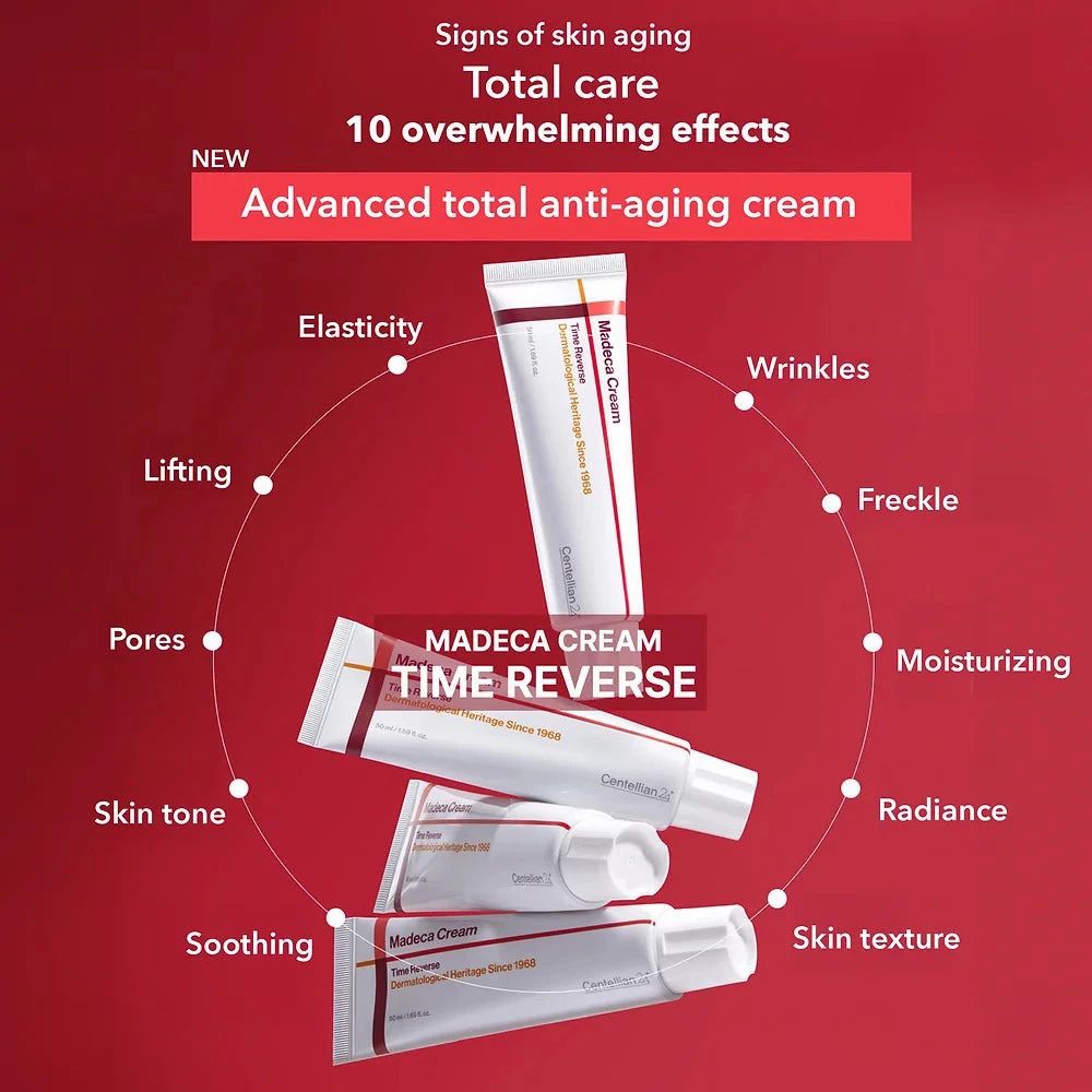 CENTELLIAN24 Madeca Cream Time Reverse Season7 50ml - Crema antiage coreana