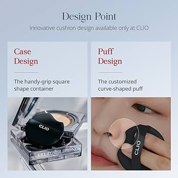 CLIO Kill Cover The New Founwear Cushion + Refill SPF50+ PA+++ 30g 2 Lingerie - Fondotinta cushion+refill