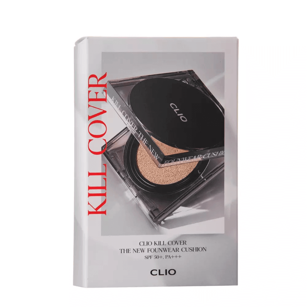 CLIO Kill Cover The New Founwear Cushion + Refill SPF50+ PA+++ 30g 2 Lingerie - Fondotinta cushion+refill