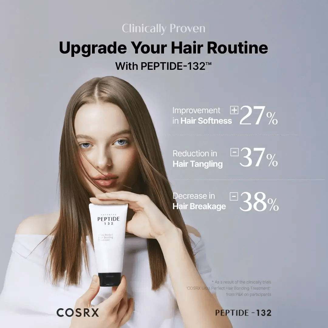 COSRX Peptide-132 Ultra Perfect Hair Bonding Treatment 120ml - Trattamento balsamo ai peptidi