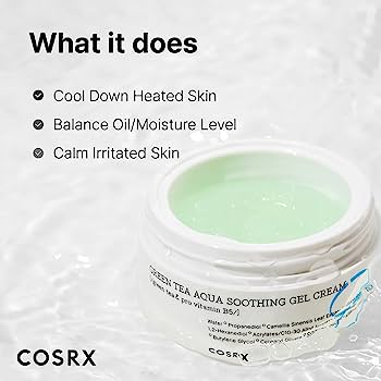 COSRX Green Tea Aqua Soothing Gel Cream - 50ml - HomeSkin