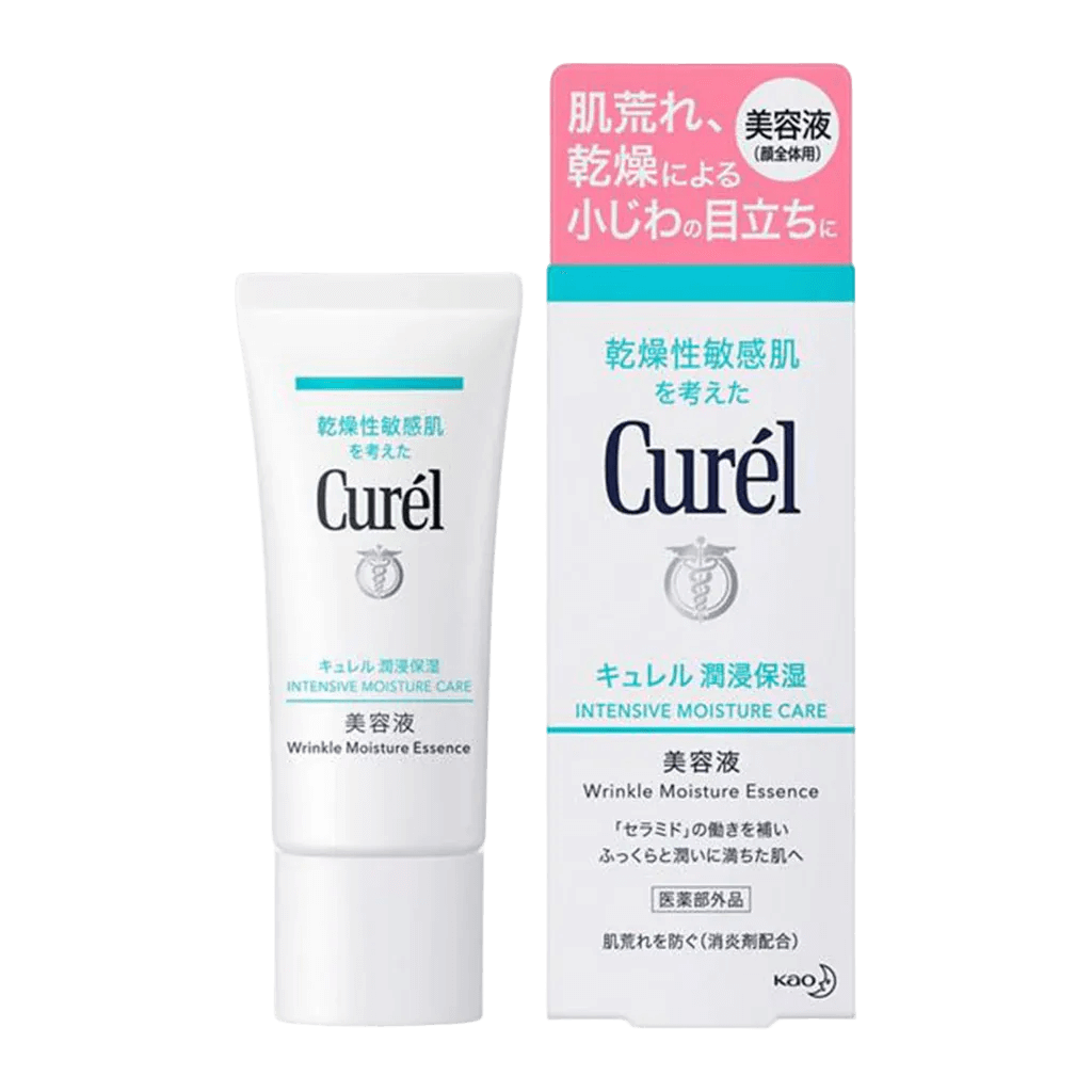 CURÉL Intensive Moisture Care Wrinkle Moisture Essence 40gr - Siero viso slow-age idratante