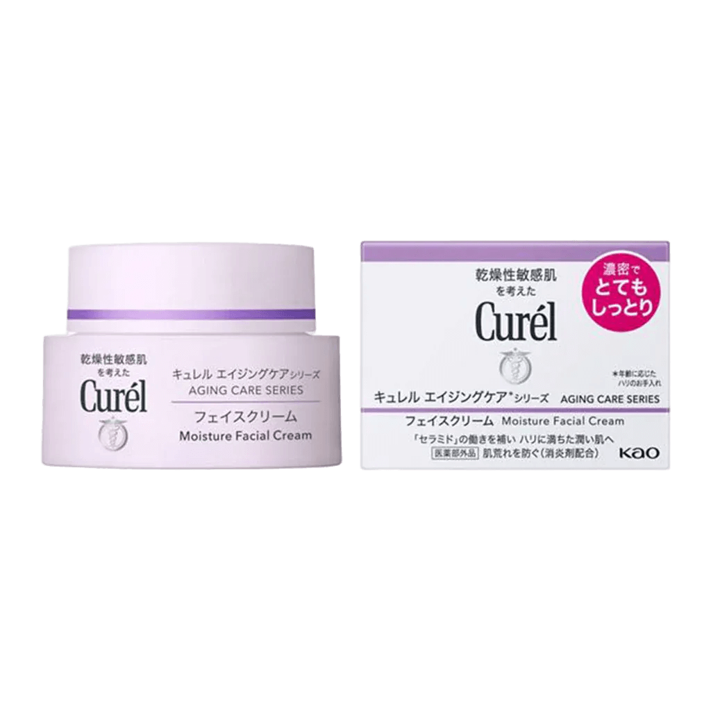 CURÉL Aging Care Series Moisture Facial Cream 40gr - Crema viso idratante slow-age