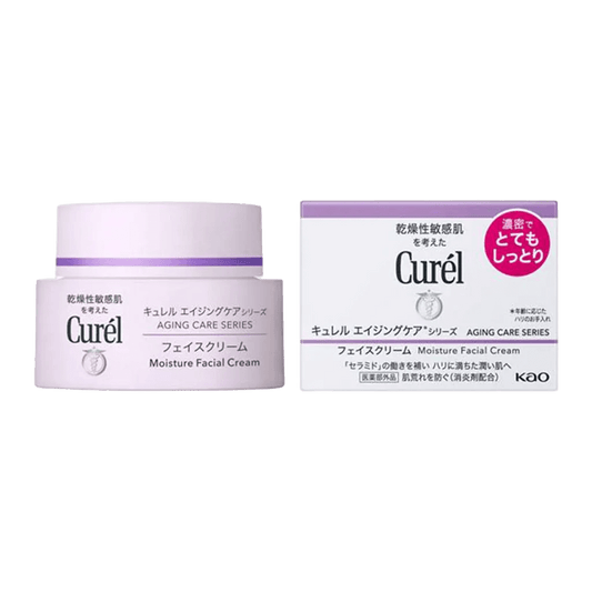 CURÉL Aging Care Series Moisture Facial Cream 40gr - Crema viso idratante slow-age
