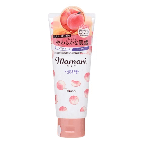 DARIYA Momori Peach Moist & Cohesive Hair Cream 150g - Crema senza risciacquo per capelli