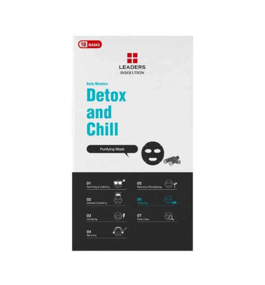 LEADERS Detox and Chill Purifying Mask - 1 foglio - HomeSkin