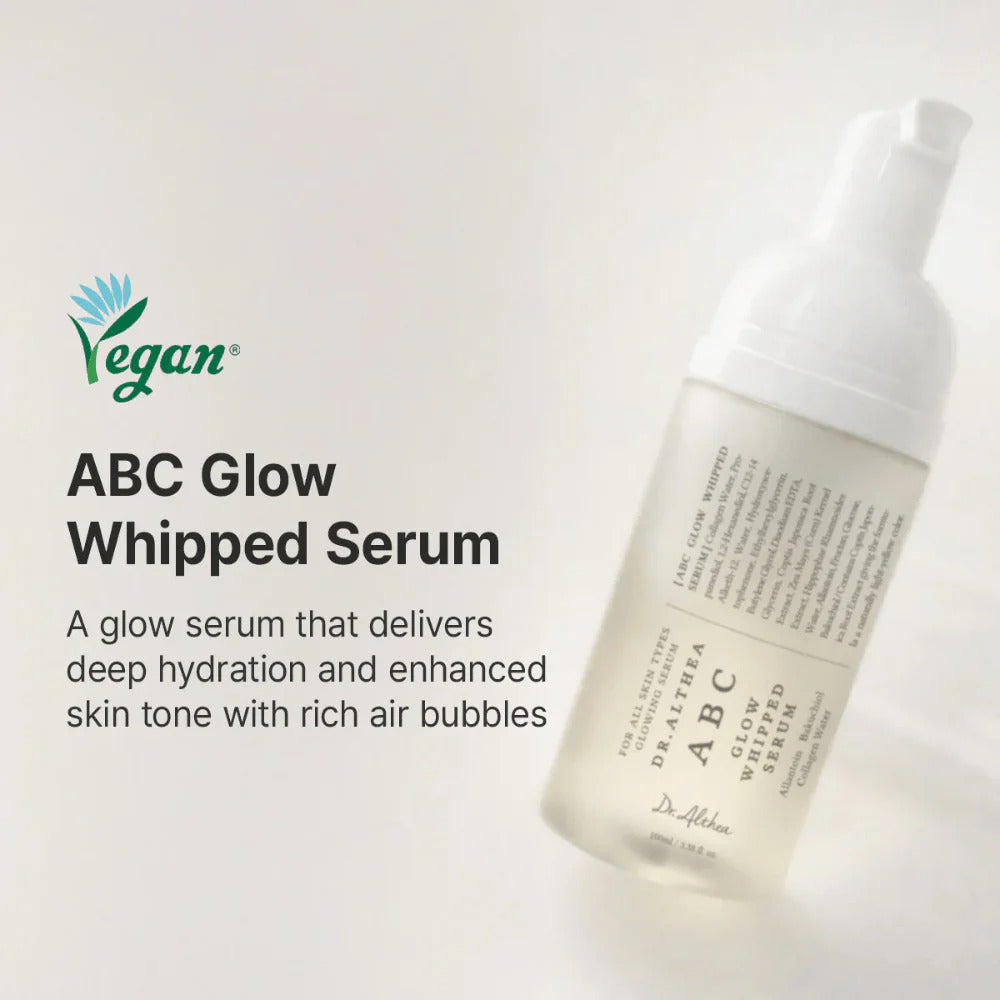 DR. ALTHEA ABC Glow Whipped Serum 100ml - Siero coreano illuminante in mousse