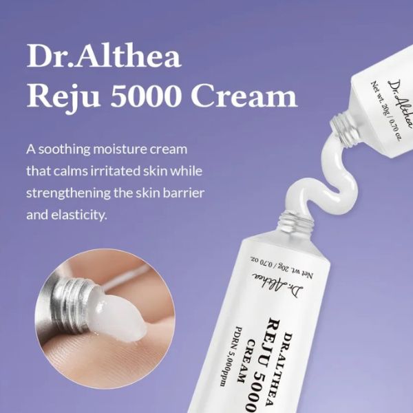 Dr. Althea Reju 5000 Cream 20ml - Crema Viso Coreana con PDRN Vegano e Centella Asiatica