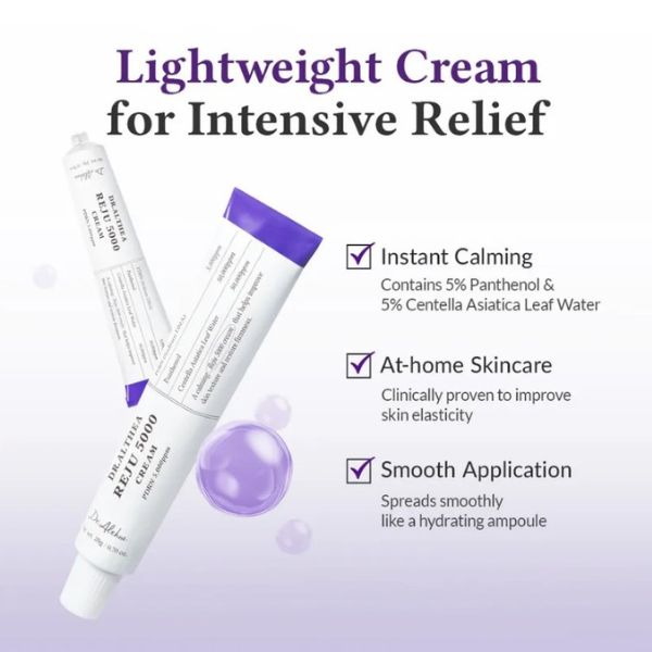 Dr. Althea Reju 5000 Cream 20ml - Crema Viso Coreana con PDRN Vegano e Centella Asiatica