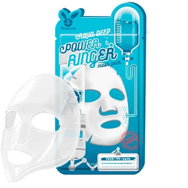 ELIZAVECCA Aqua Deep Power Ringer Mask Pack 23ml - Maschera in tessuto idratante