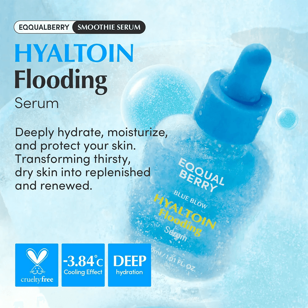 EQQUALBERRY Hyaltoin Flooding Serum 30ml - Sieroviso coreano idratante