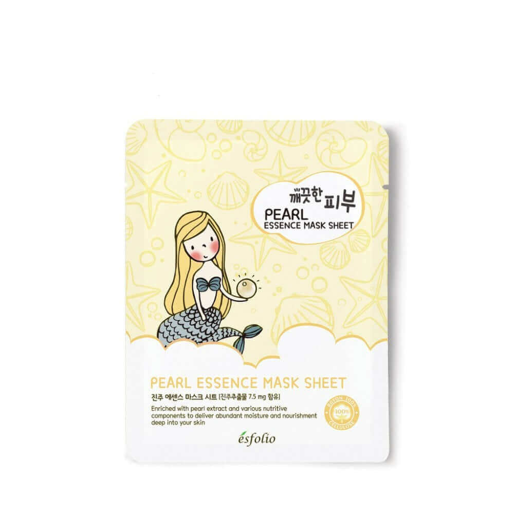 ESFOLIO Pearl Essence Mask Sheet 1 foglio - 25ml - HomeSkin