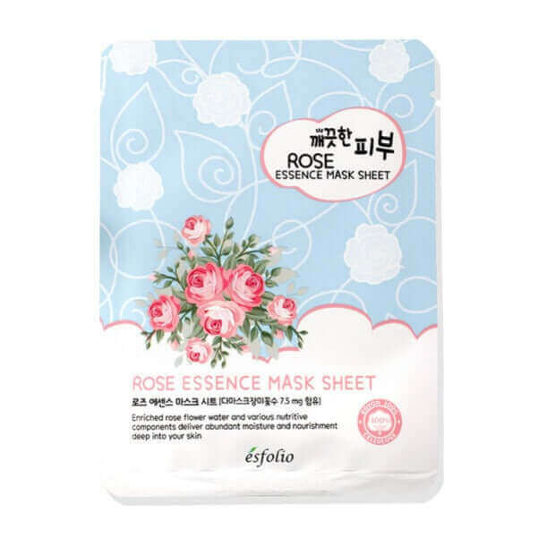 ESFOLIO Rose Essence Mask Sheet 1 foglio - 25ml - HomeSkin