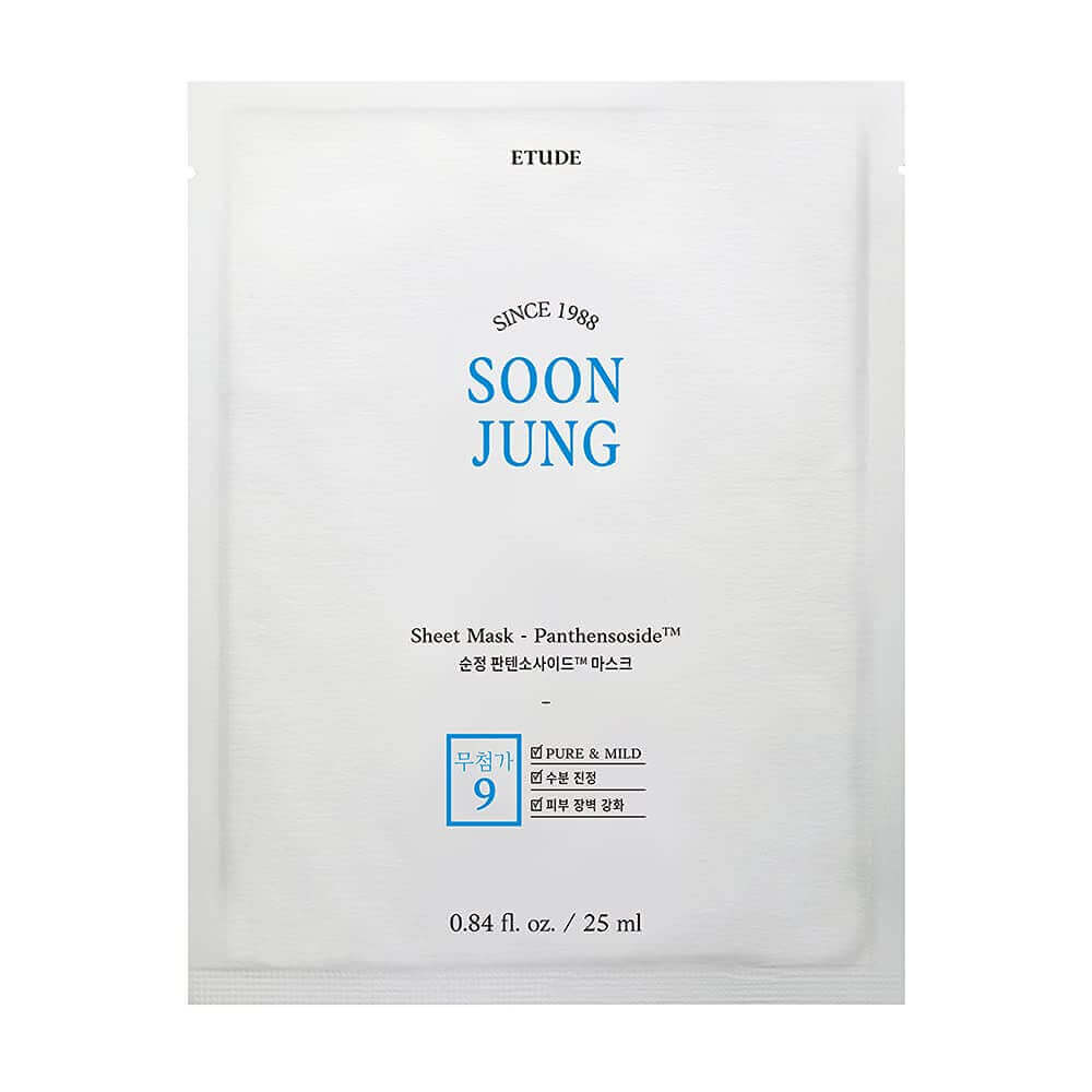 ETUDE Soon Jung Sheet Mask 1 foglio - Panthensoside - HomeSkin