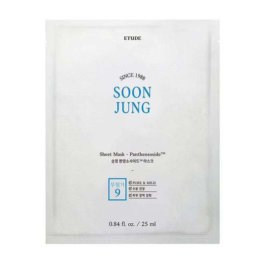 ETUDE Soon Jung Sheet Mask 1 foglio - Panthensoside - HomeSkin