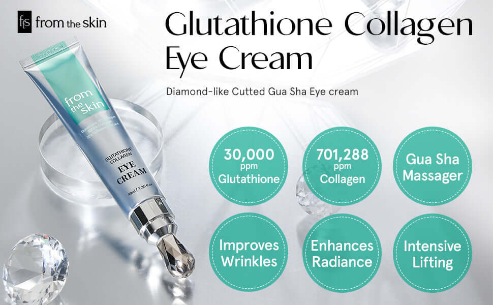 FROM THE SKIN Glutathione Collagen Eye Cream Refill 40ml - Ricarica contorno occhi