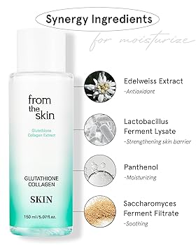 FROM THE SKIN Glutathione Collagen Skin 150ml - Tonico viso con Glutatione e collagene