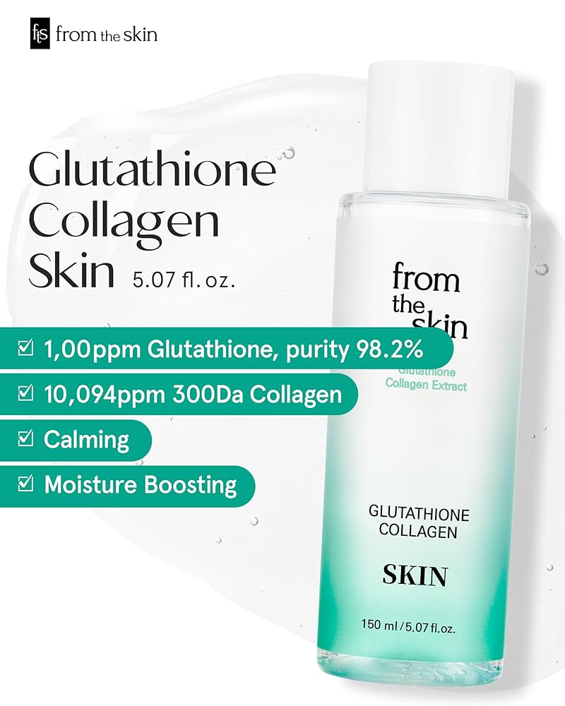 FROM THE SKIN Glutathione Collagen Skin 150ml - Tonico viso con Glutatione e collagene