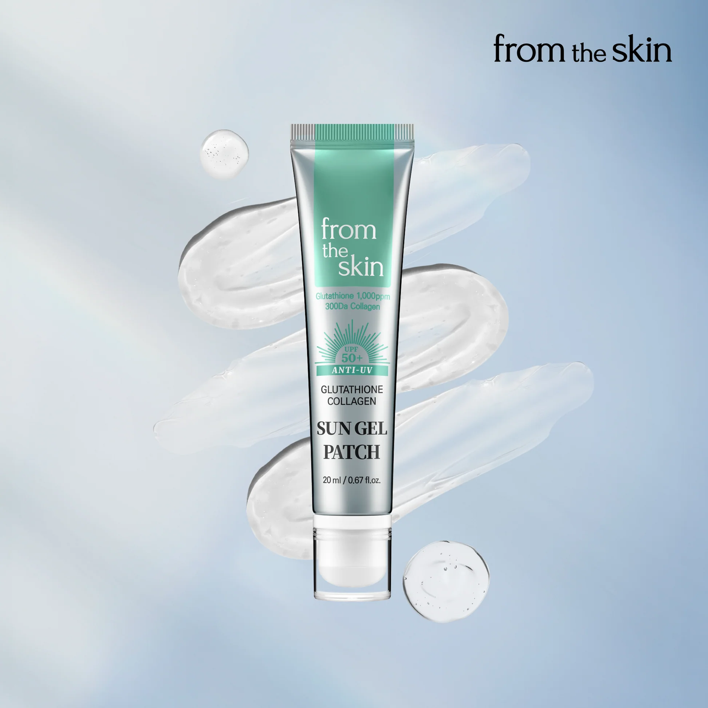 FROM THE SKIN Glutathione Collagen Sun Gel Patch 20ml