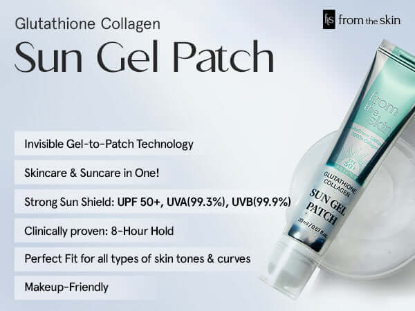 FROM THE SKIN Glutathione Collagen Sun Gel Patch 20ml