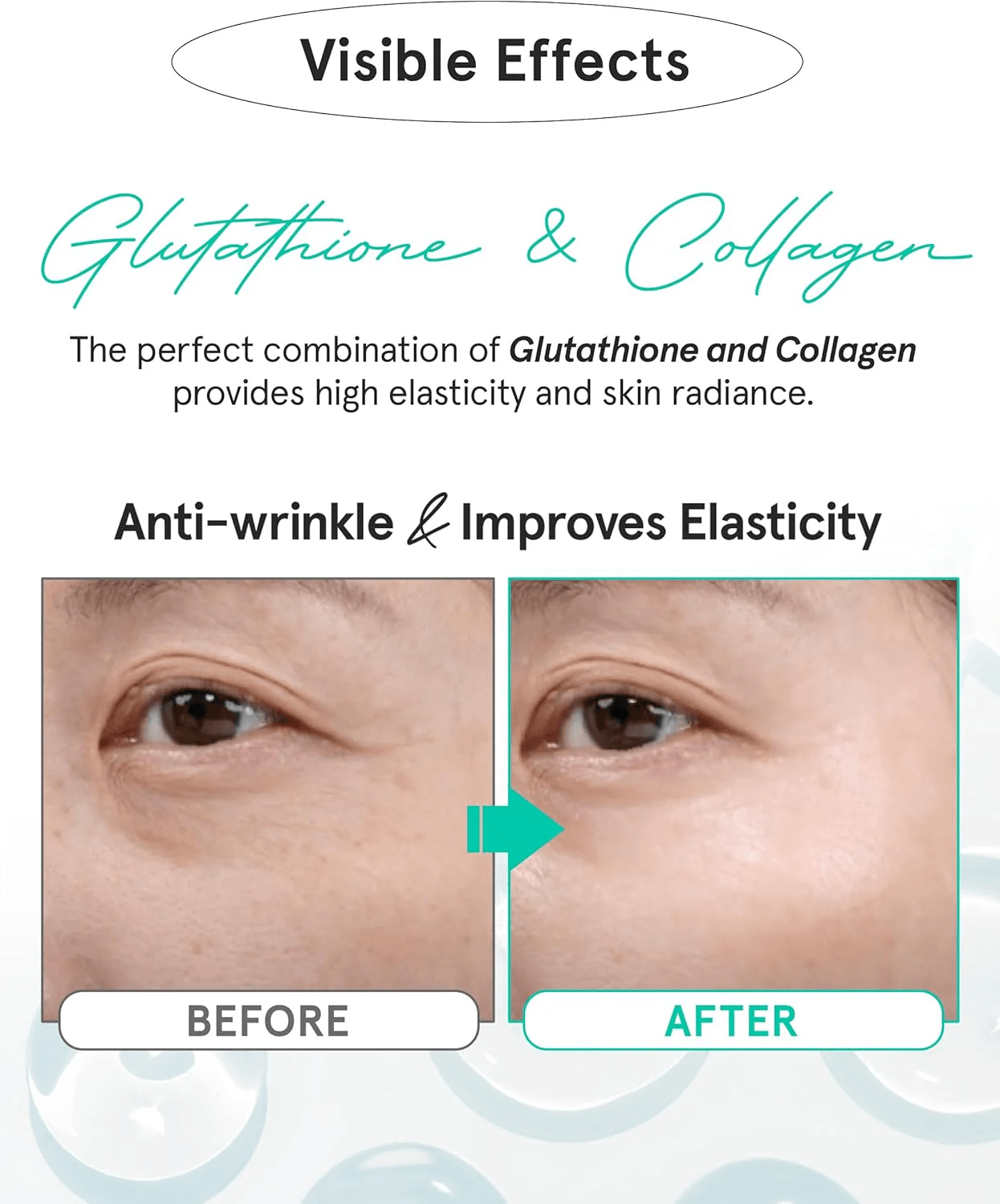 FROM THE SKIN Glutathione Collagen Eye Cream Refill 40ml - Ricarica contorno occhi