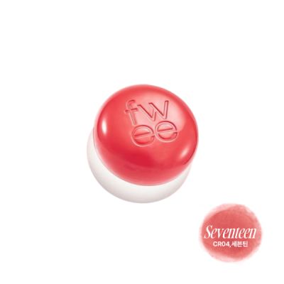 FWEE Lip&Cheek Blurry Pudding Pot CR04 Seventeen 5g - Blush multiuso per guance e labbra