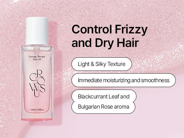 GROWUS Damage Therapy Hair Oil 65ml - Olio capelli riparatore leave-in