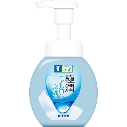 ROHTO MENTHOLATUM HADA LABO Gokujyun Foam Face Wash 160ml - Mousse detergente viso
