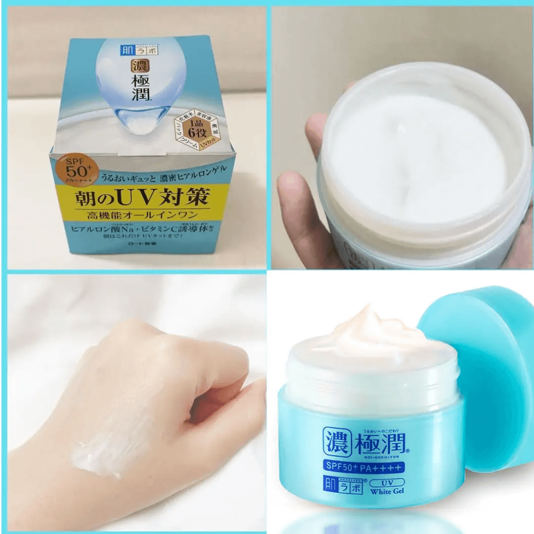HADA LABO Koi-Gokujyun UV White Gel SPF50+ PA++++ 90gr - Crema gel SPF