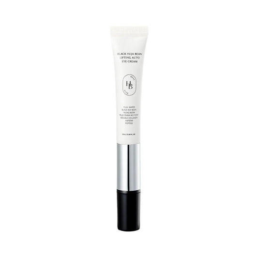 HEVEBLUE Black Yuja Bean Lifting Auto Eye Cream 15ml - Contorno occhi con testina vibrante