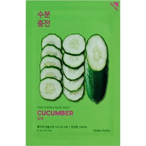 HOLIKA HOLIKA Pure Essence Mask Sheet Cucumber - 23ml - Maschera viso