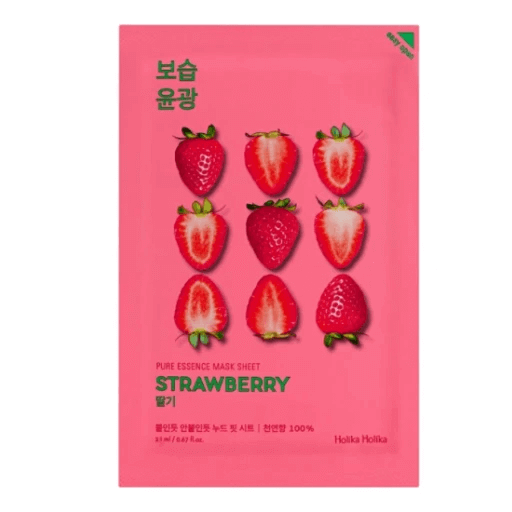 HOLIKA HOLIKA Pure Essence Mask Sheet Strawberry - 23ml - Maschera viso