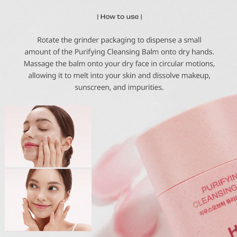 HOUSE OF HUR Purifying Cleansing Balm 50ml - Balsamo detergente struccante