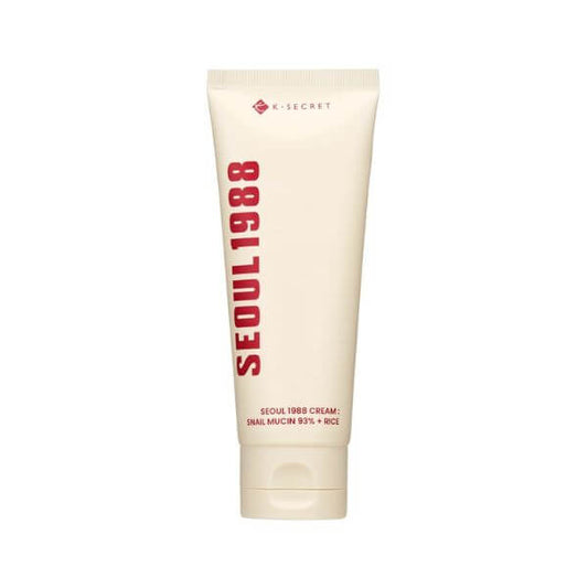 K-SECRET SEOUL 1988 Cream: Snail Mucin 93% + Rice 100ml - Crema viso con bava di lumaca e riso
