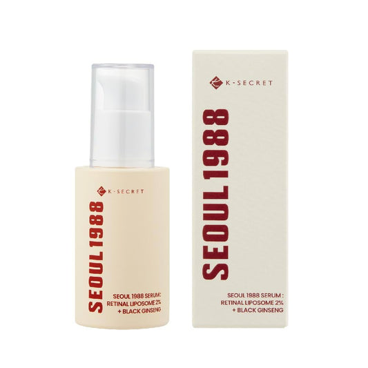 K-SECRET SEOUL 1988 Serum: Retinal Liposome 2% + Black Ginseng 30ml - Siero viso con retinal e ginseng nero