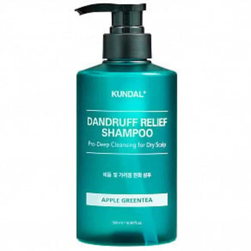 KUNDAL Dandruff Shampoo Apple Green Tea 500ml - Shampoo coreano antiforfora