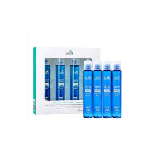 LADOR Perfect Hair Fill-Up 4x13ml - Fiale rigeneranti per capelli