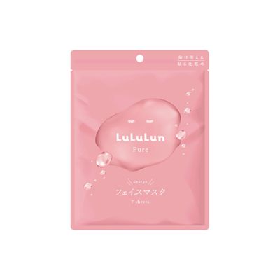LULULUN Pure Everys Sheet Mask 7 pcs 142ml - Maschera viso giapponese